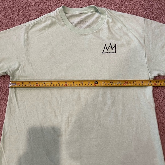 JEAN-MICHEL BASQUIAT Green Graphic Short Sleeve Shirt - Picture 4 of 8